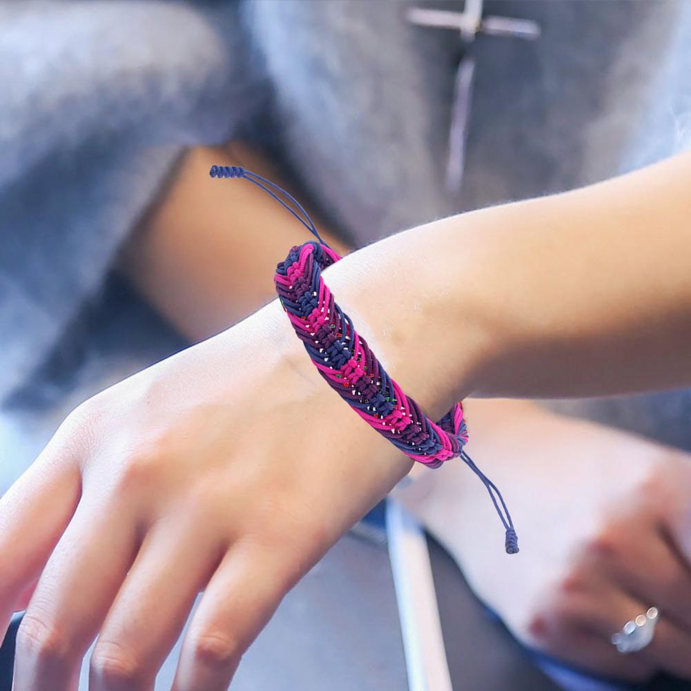 Ethnic Fashion Meaning - Bequemes Armband, handgefertigt, Einheit, Freundschaft, symbolisches