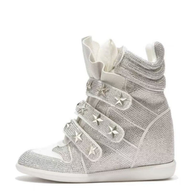 Ethnic Modern Fashion - Modische Schuhe für Damen Hochwertige Luxus-Strass-Stiefeletten