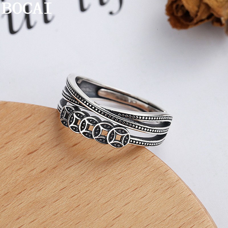 Ethnic Fashion Co In - BOCAI Neuer S925 Silberschmuck Großhandel Modischer