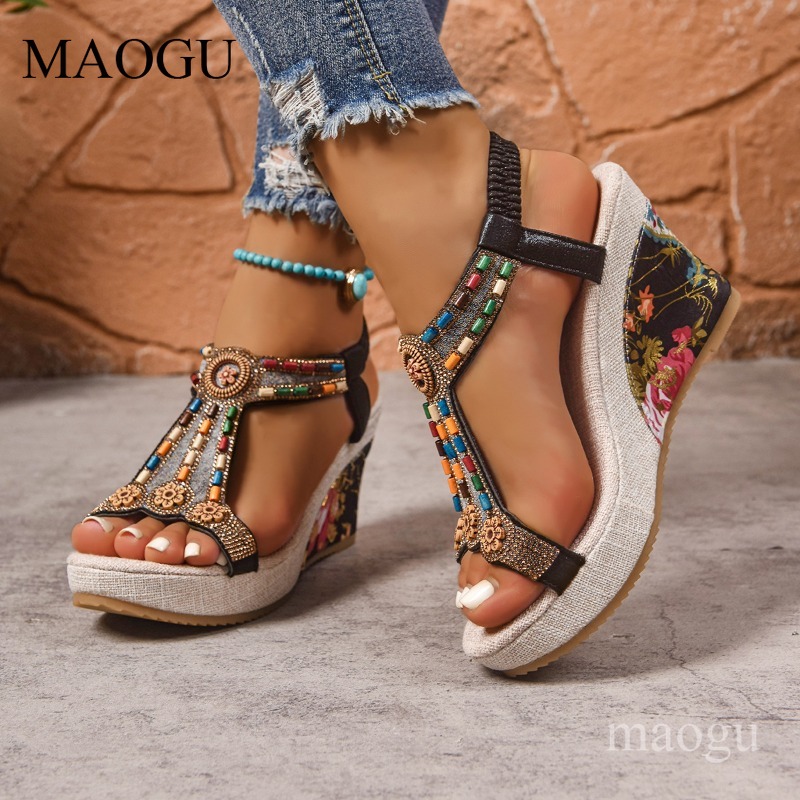 Boho Perlenverzierte Blumen-Ke – Ethnic Modern Fashion Bewertung und Preis