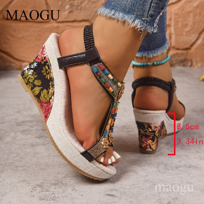 Boho Perlenverzierte Blumen-Ke – Ethnic Modern Fashion Bewertung und Preis