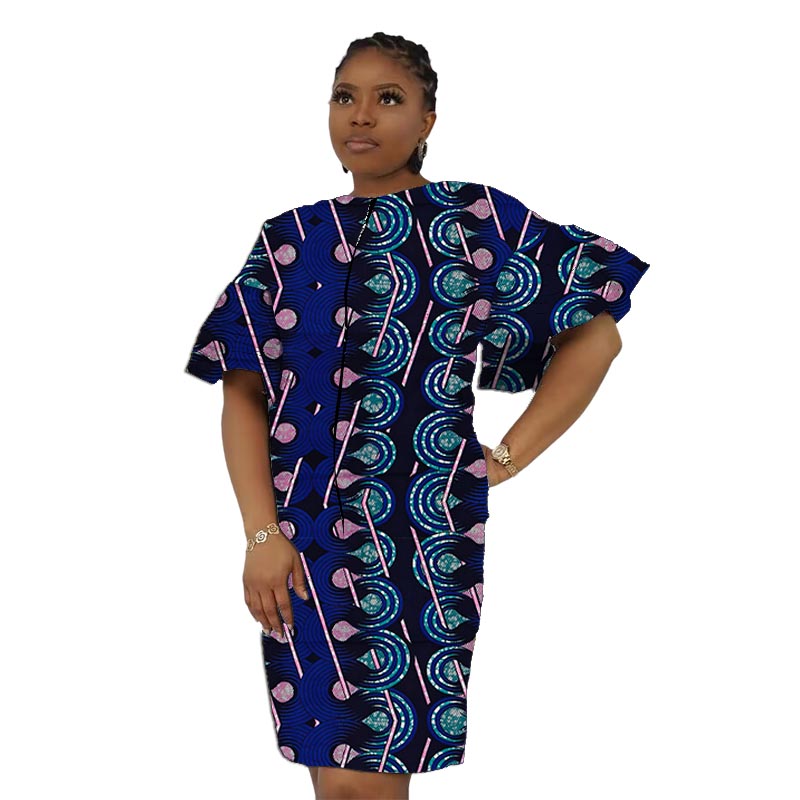 Afrikanisches Modekleid mit Lo – African Ankara Print Bewertung und Preis
